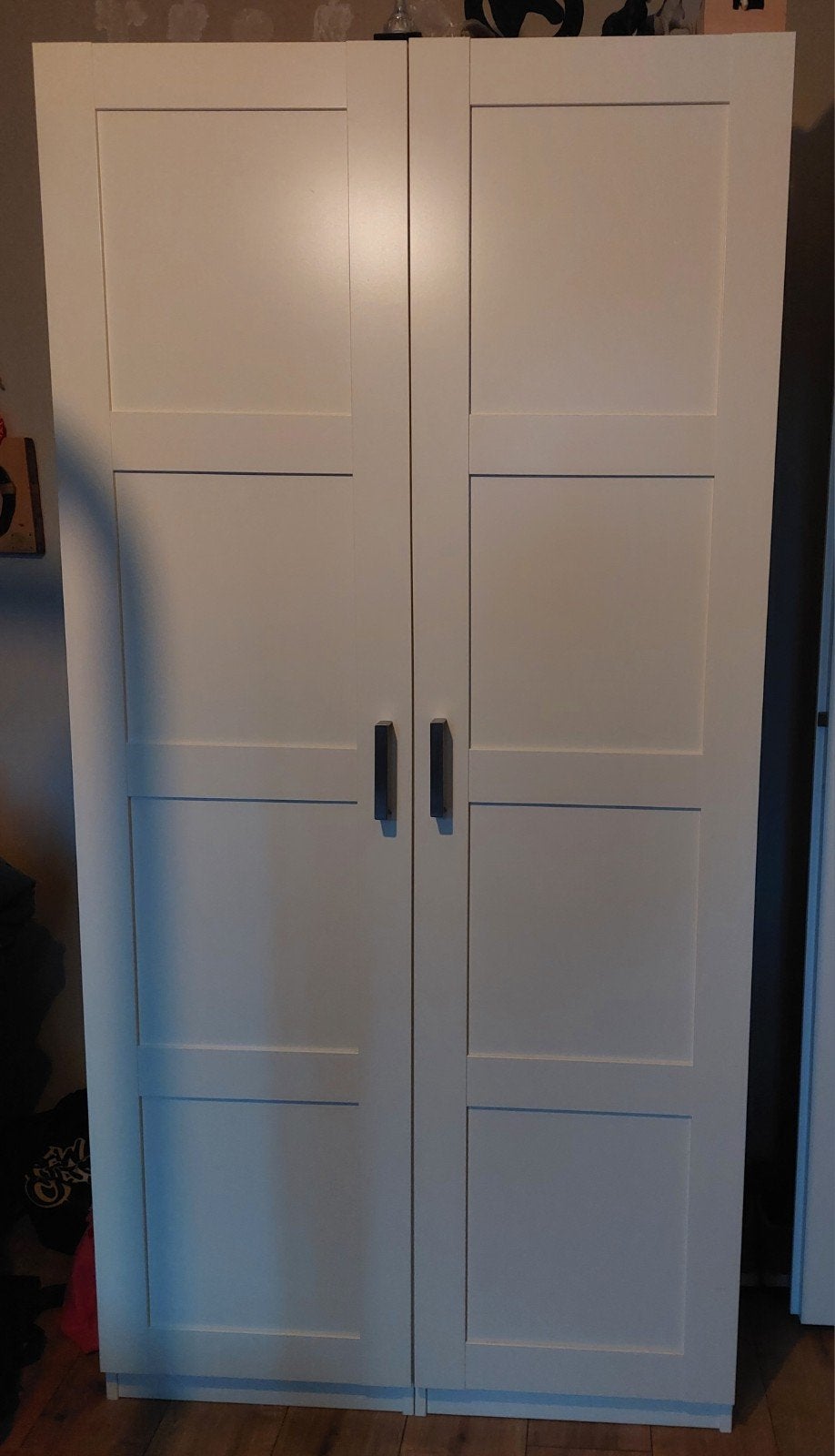 2x IKEA PAX Kledingkast met Bergsbo deuren, Ophalen, Met deur(en), Gebruikt, 200 cm of meer