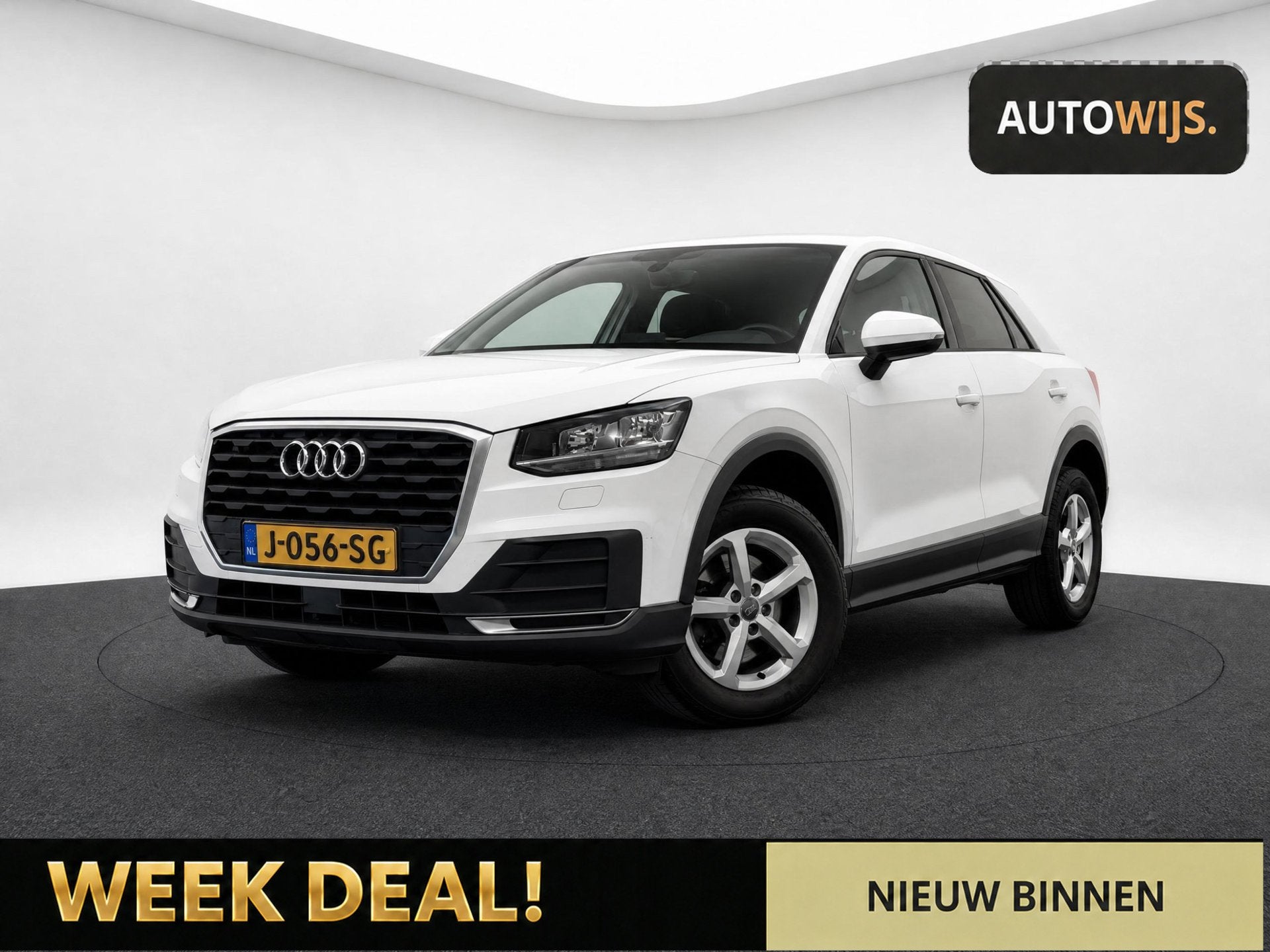 Audi Q2 1.0 TFSI Sport Pro Line|NAVI|STOELVERW|Goed onderhou, Auto's, Voorwielaandrijving, Stof, Gebruikt, 116 pk
