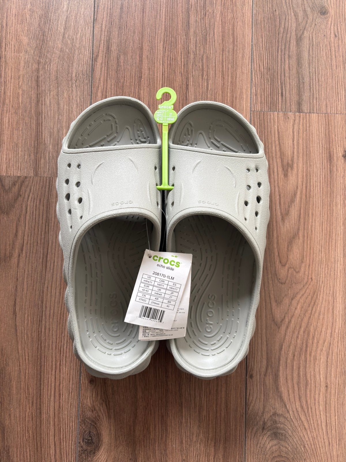 Crocs Echo Slide (maat 42-43), Kleding | Heren, Slippers, Overige kleuren, Nieuw, Ophalen of Verzenden