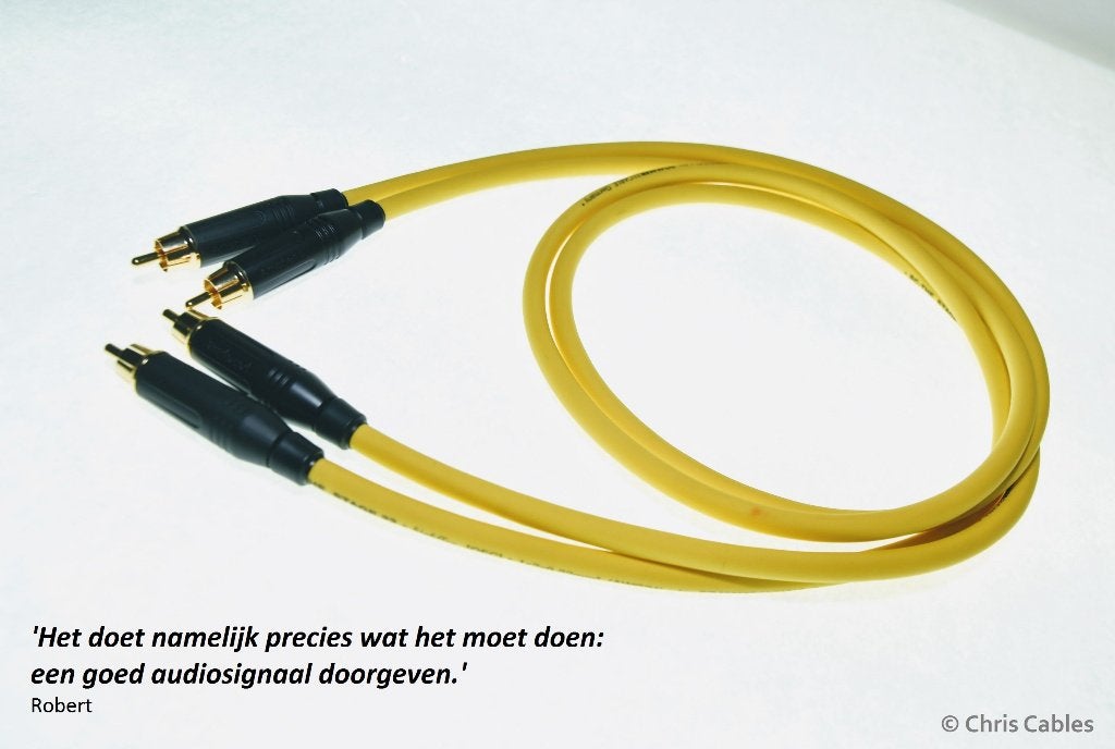The Core Function[SIGNAL] RCA/XLR kabels van Chris Cables, Verzenden, Nieuw, 3451HB/44, 5 tot 10 meter