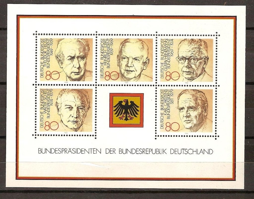 BRD 1156-1160 blok 18 postfris, Ophalen of Verzenden, BRD, Postfris