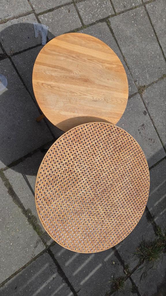 Rotan salontafels, Ophalen, 50 tot 100 cm, Rond, 50 tot 100 cm
