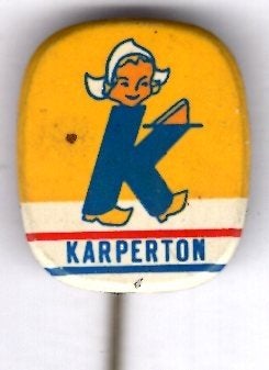 5 Karperton kaas speldjes ( K_151-153 ), Verzenden, Zo goed als nieuw, Merk, Speldje of Pin