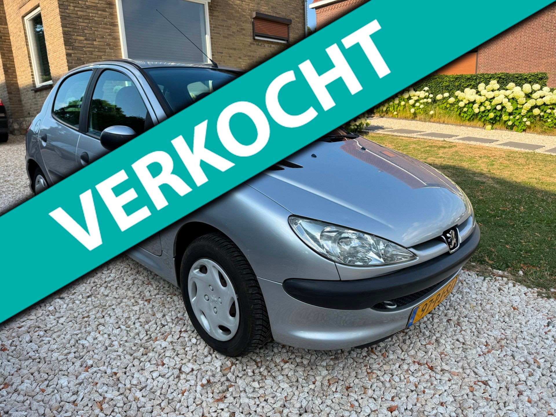 Peugeot 206 1.4 X-line Automaat NweDistributie&APK., Stof, Bedrijf, Metallic lak, 75 pk