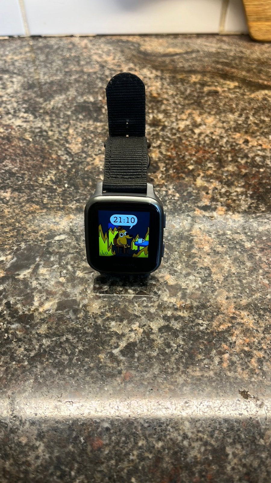 Garmin venu sq, Ophalen, Zo goed als nieuw, Waterdicht, Grijs