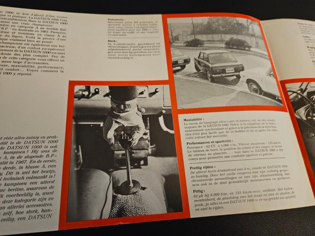 Brochure Datsun 1000 / 1000 Van 1969, Boeken, Auto's | Folders en Tijdschriften, Ophalen of Verzenden, Zo goed als nieuw, Overige merken