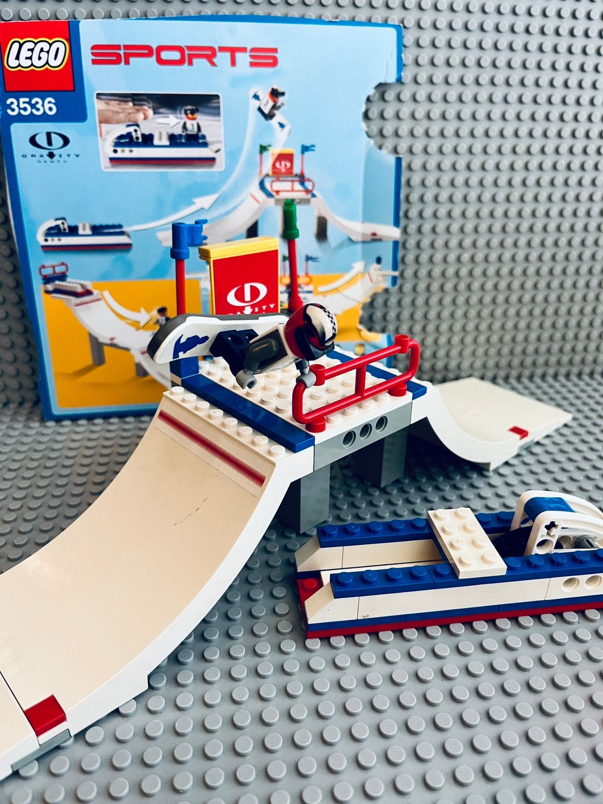 LEGO Gravity Games 3536 Snowboard Big Air Comp, Gebruikt, Overige thema's, Lego, Ophalen of Verzenden
