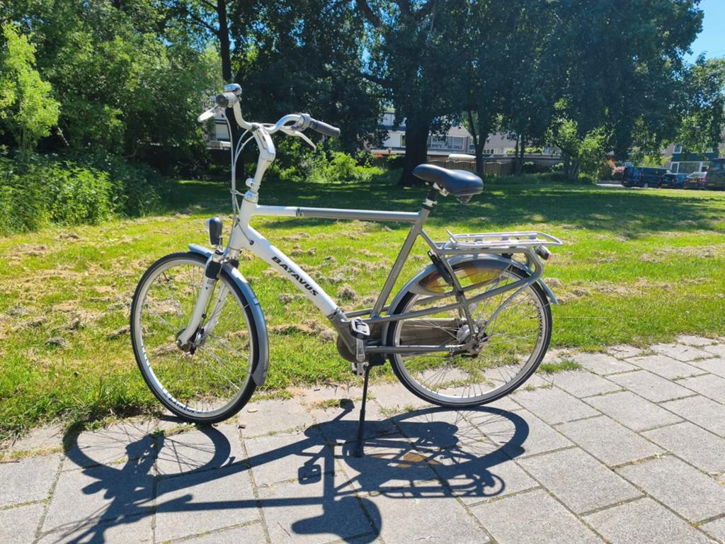 Batavus herenfiets, Gebruikt, Velgrem, Versnellingen, Batavus