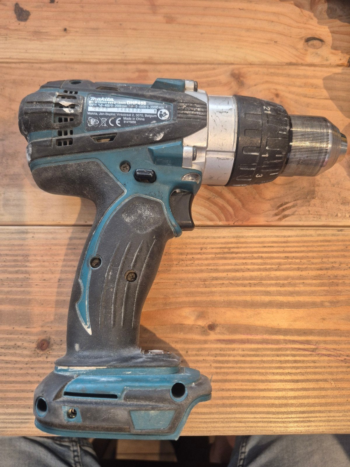Makita DHP458 Boormachine - Krachtige Accuboormachine, Doe-het-zelf en Verbouw, Gereedschap | Boormachines, Ophalen of Verzenden