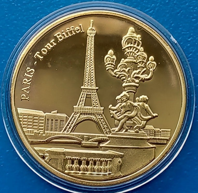 Toeristenpenning - Tour Eiffel, Exposition Universelle Paris, Verzenden, Overige materialen, Buitenland