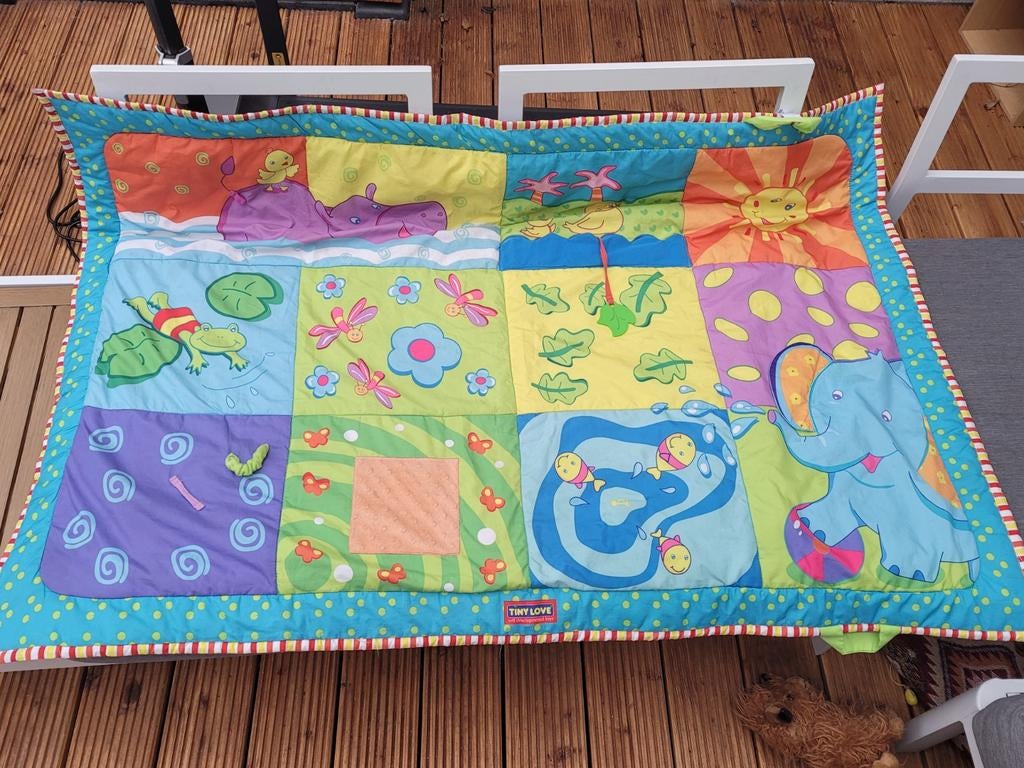 Tiny Love speelmat 150x100, Ophalen of Verzenden, Gebruikt, Babygym