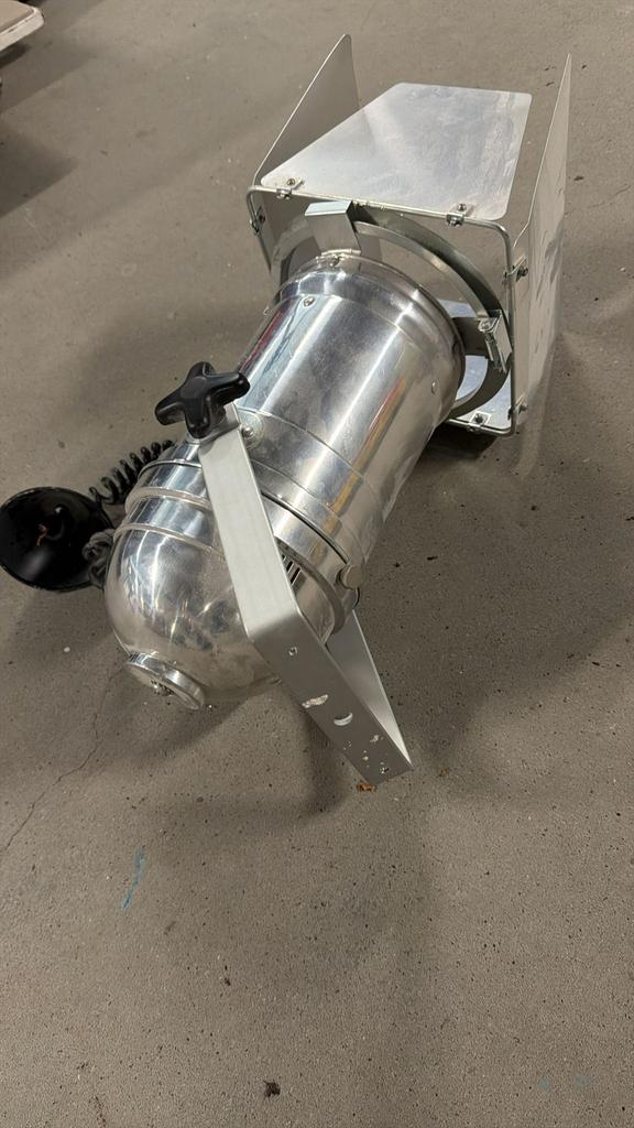 Studio plafondlamp zilverkleurig in goede staat, Ophalen, Gebruikt