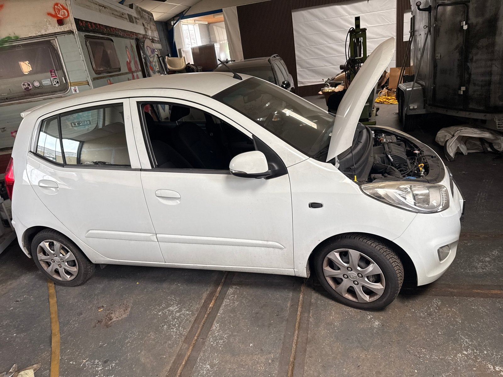 Hyundai i10 1.25 I 5DR 2011 Wit, Ophalen, Gebruikt, Hyundai
