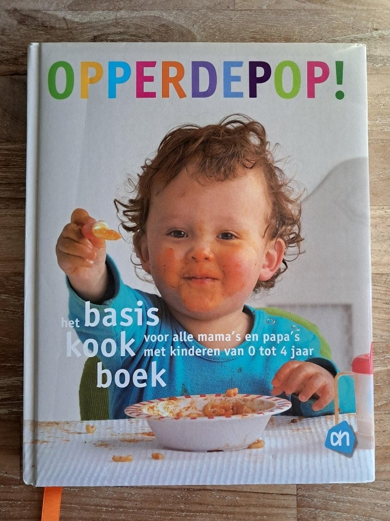 Opperdepop! baby kookboek kinder kookboek Albert Heijn AH, Albert Heijn, Zo goed als nieuw, Nederland en België, Tapas, Hapjes en Dim Sum