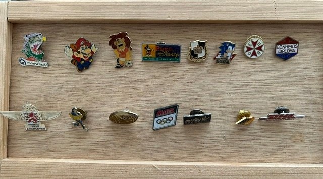 Pins Divers 15 x, Verzamelen, Ophalen of Verzenden, Gebruikt, Merk, Speldje of Pin