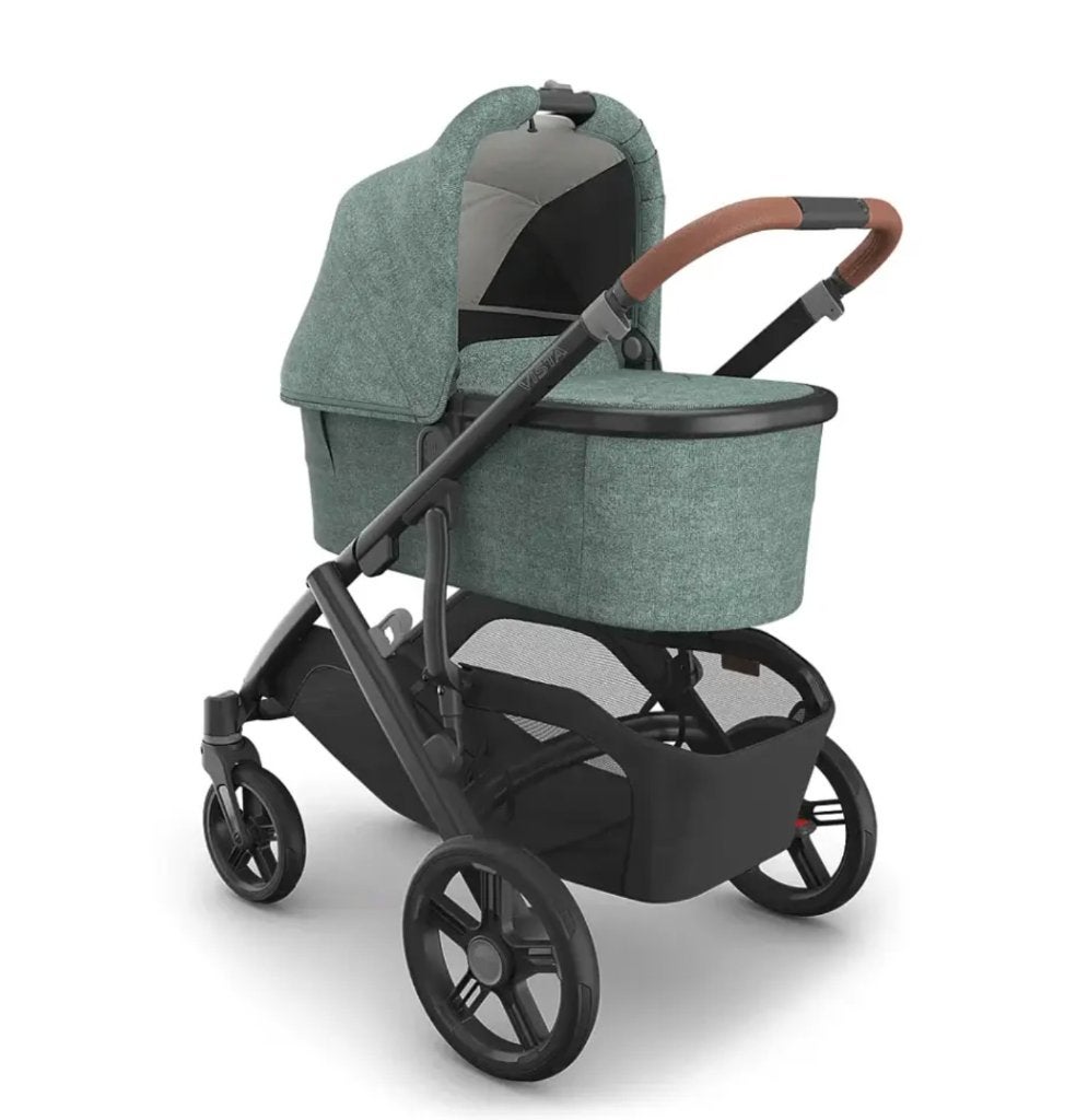 UPPAbaby VISTA V3 Gwen Green Mélange Kinderwagen + Reiswieg, Overige merken, Minervum 7320 4817 ZD Breda, Nieuw, Ophalen of Verzenden