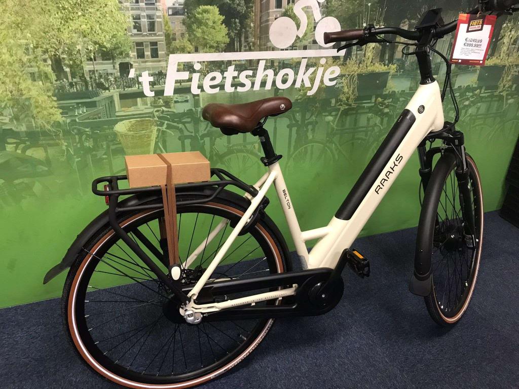 Fietshokje Raaks: Raaks Belton Creme elektrische damesfiets, Niet ingevuld, Ophalen of Verzenden, 50 tot 53 cm, Niet ingevuld