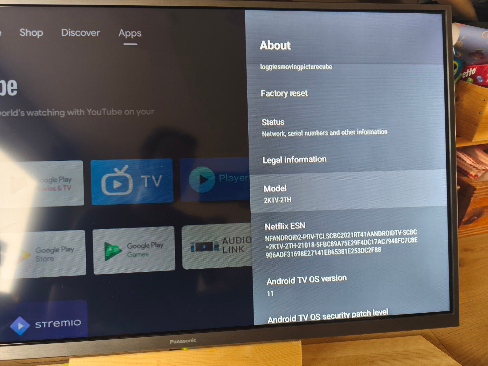 Panasonic TX-32LST506 Android Smart TV - Zo goed als nieuw