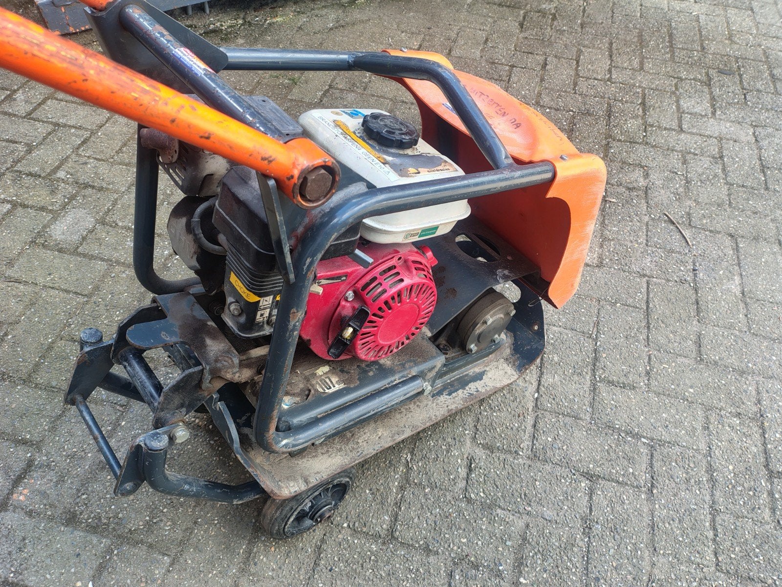 Professionele Belle 151 trilplaat met Honda motor, Ophalen, Gebruikt, Overige soorten, Honda.