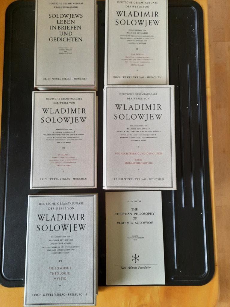 5 boeken van en over Wladimir Solowjew, z.g.a.n., Boeken, Ophalen of Verzenden, Nieuw