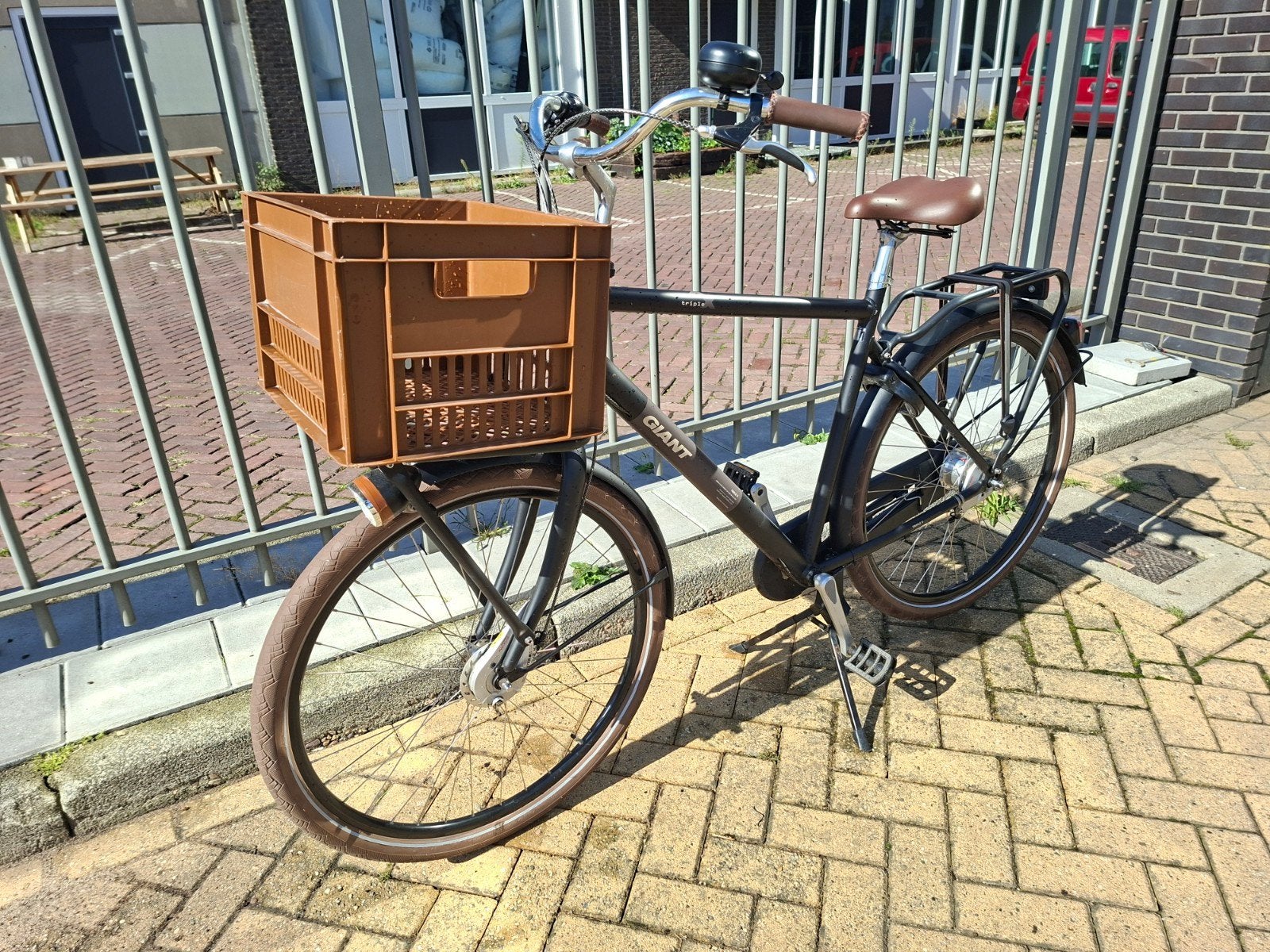 Giant Triple X transportfiets, 61 cm, Fietsen en Brommers, Gebruikt, Goederen, Velgrem, Ophalen