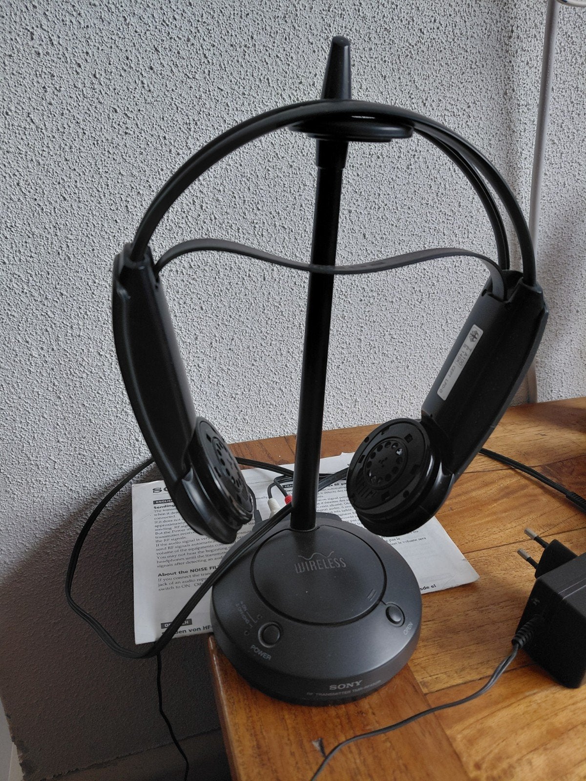 Sony draadloze hoofdtelefoon met oplaadstation