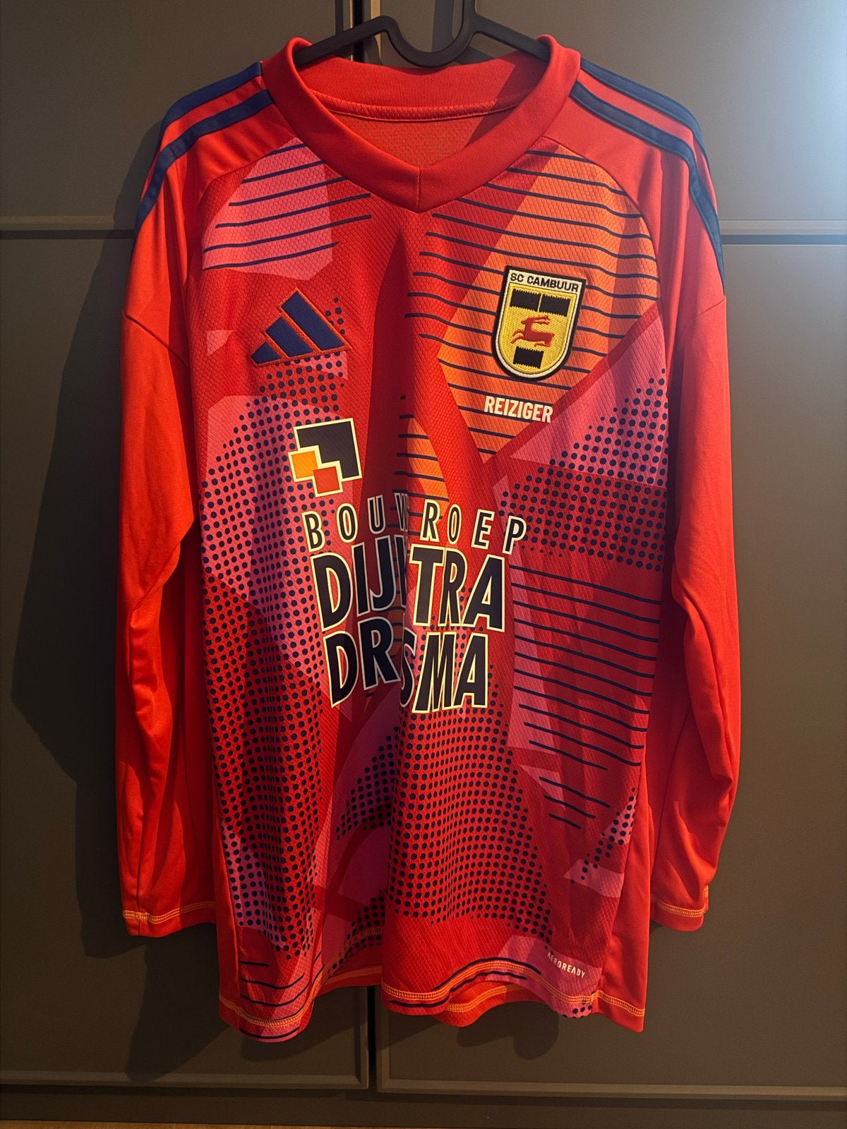 Matchworn shirt Daan Reiziger SC Cambuur longsleeve, Overige maten, Ophalen of Verzenden, Voetbal, Gedragen