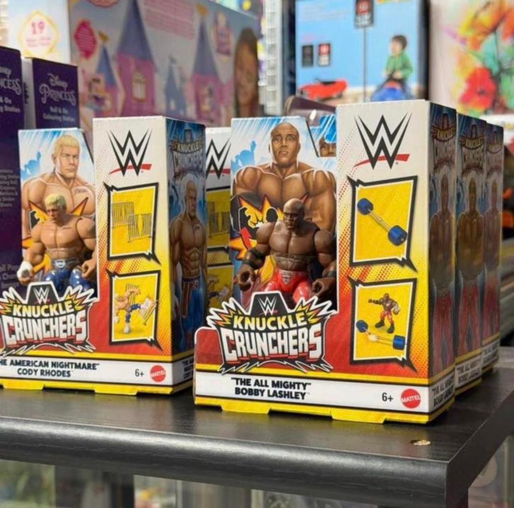 WWE Knuckles Crunchers figuur Bobby Lashley - Cody Rhodes, Nieuw, Ophalen of Verzenden, H, H
