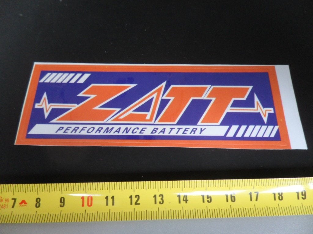 sticker ZATT performance battery, Ophalen, Zo goed als nieuw