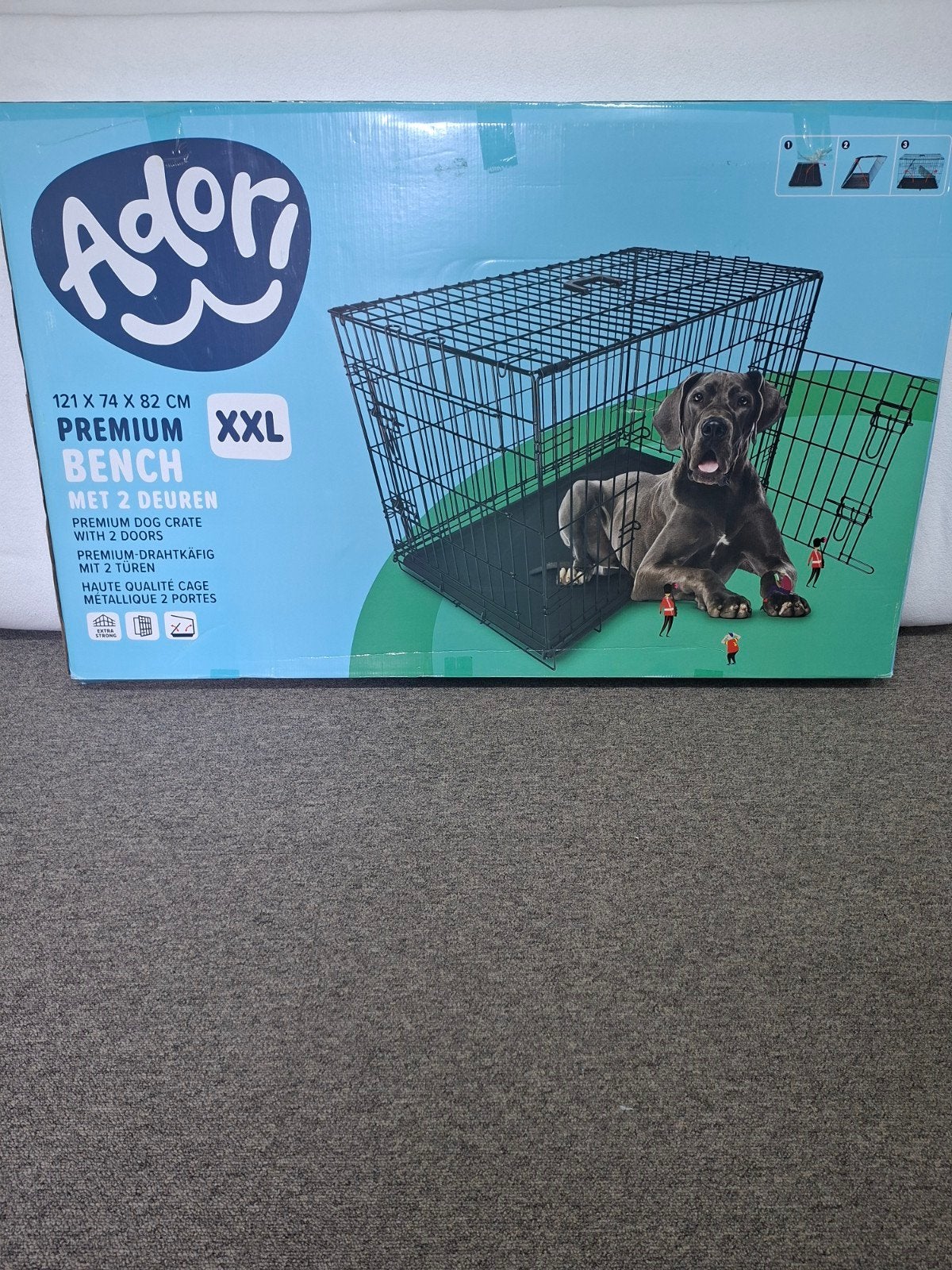 Xxl Bench voor Grote Honden, Ophalen, Zo goed als nieuw