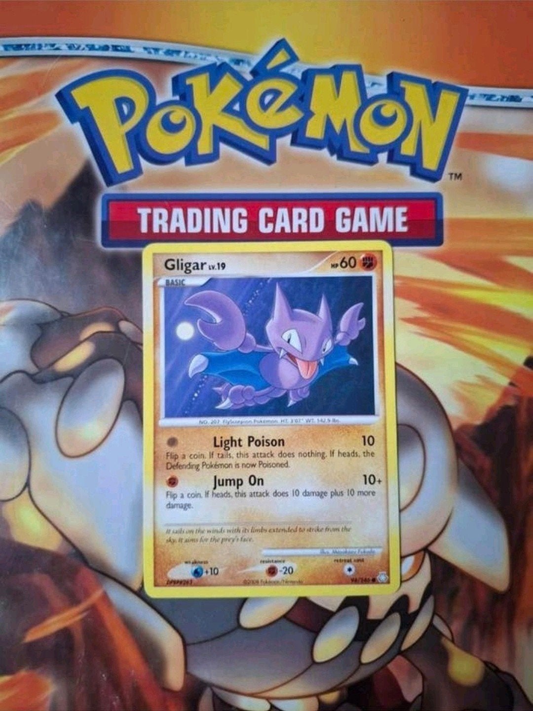 Gligar 94/146 Diamond&Pearl Legends Awakened pokemon kaart, Ophalen of Verzenden, Gebruikt, Losse kaart