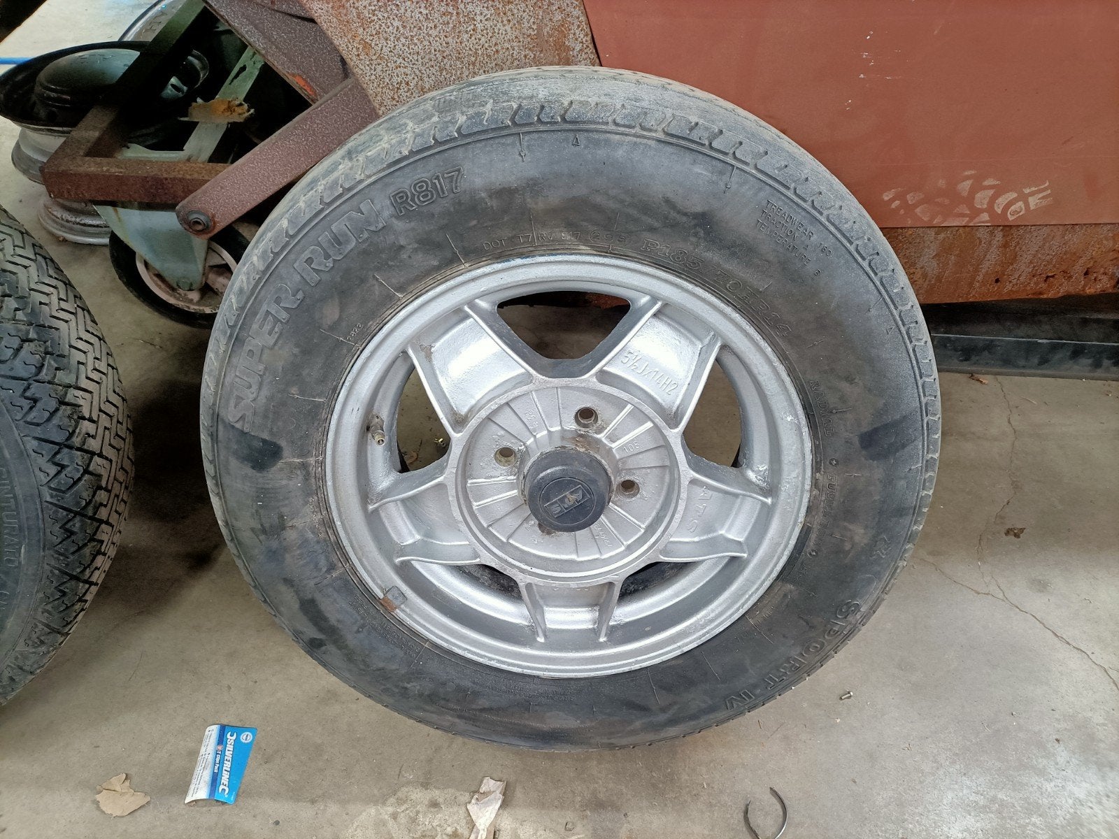 set van 4 ats 5,5jx14 alfa romeo giulia en spider, Ophalen
