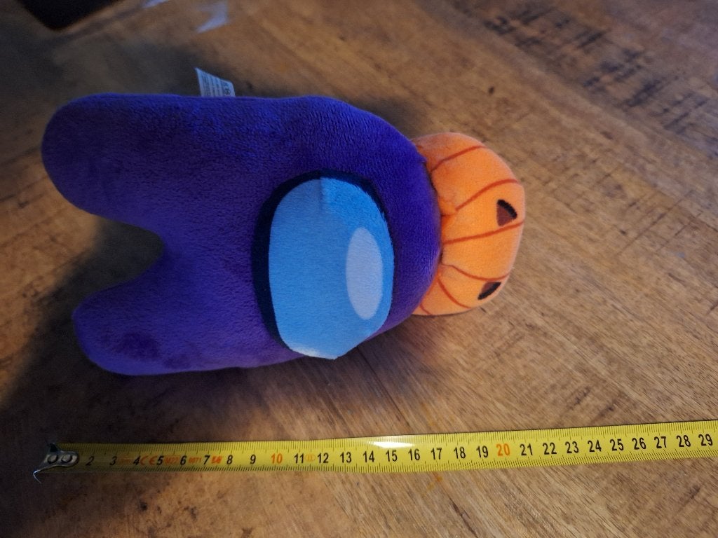 Among us knuffel +-20 cm, Gebruikt, Overige karakters, Overige typen, Ophalen of Verzenden