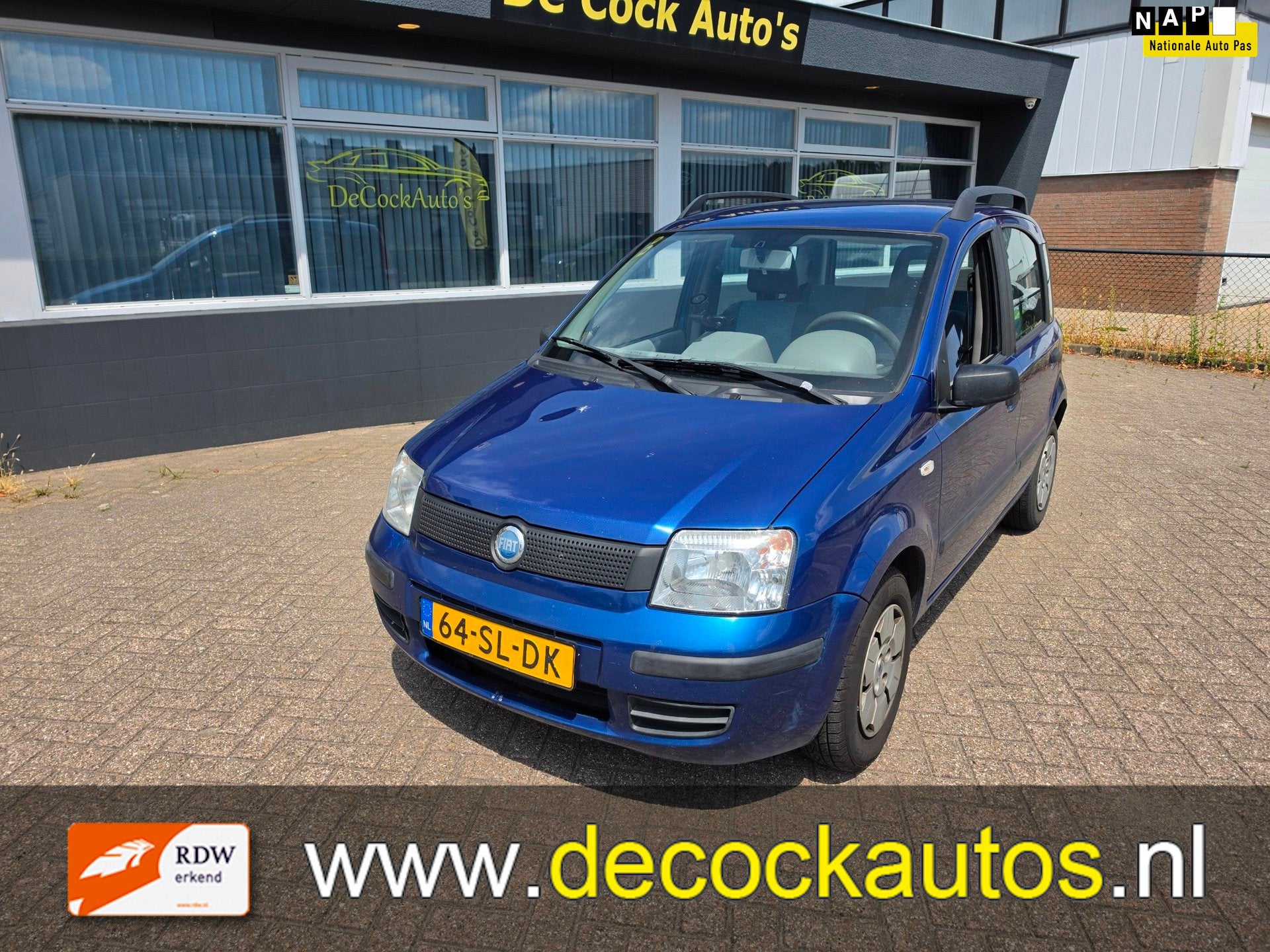 Fiat Panda 1.1 Young, Auto's, Fiat, Bedrijf, Te koop, Panda, ABS, Airbags, Centrale vergrendeling, Dakrails, Elektrische ramen