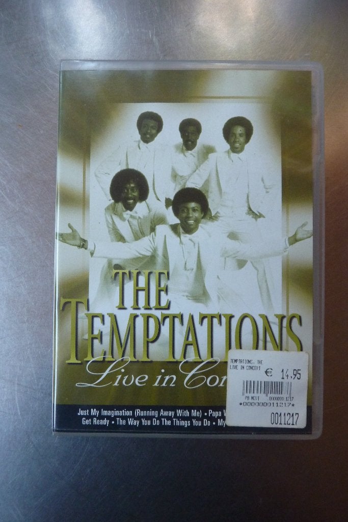 The Temptations Live in Concert Harrah's Atlantic City NTSC, Alle leeftijden, Ophalen of Verzenden, Zo goed als nieuw, Concert