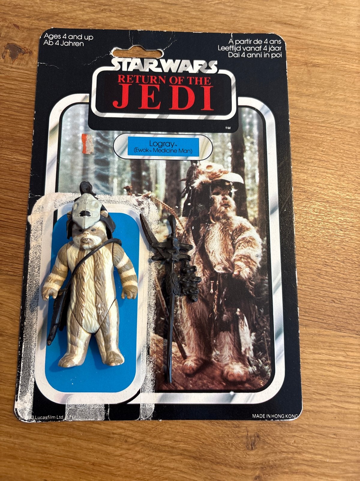 Star Wars Logray Ewok , Medicine Man uit 1983, Verzamelen, Ophalen of Verzenden, Gebruikt
