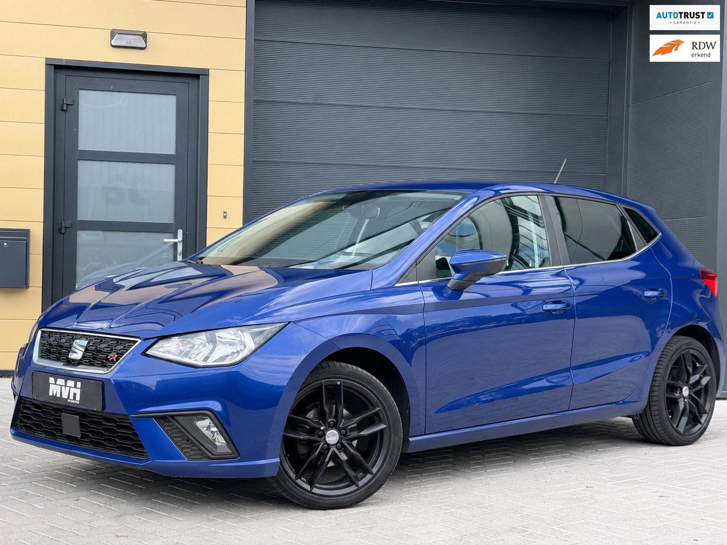 Seat IBIZA 1.0 TSI FR Business Intense - LED - PDC - Carplay, Auto's, Seat, Gebruikt, Euro 6, 95 pk, Blauw