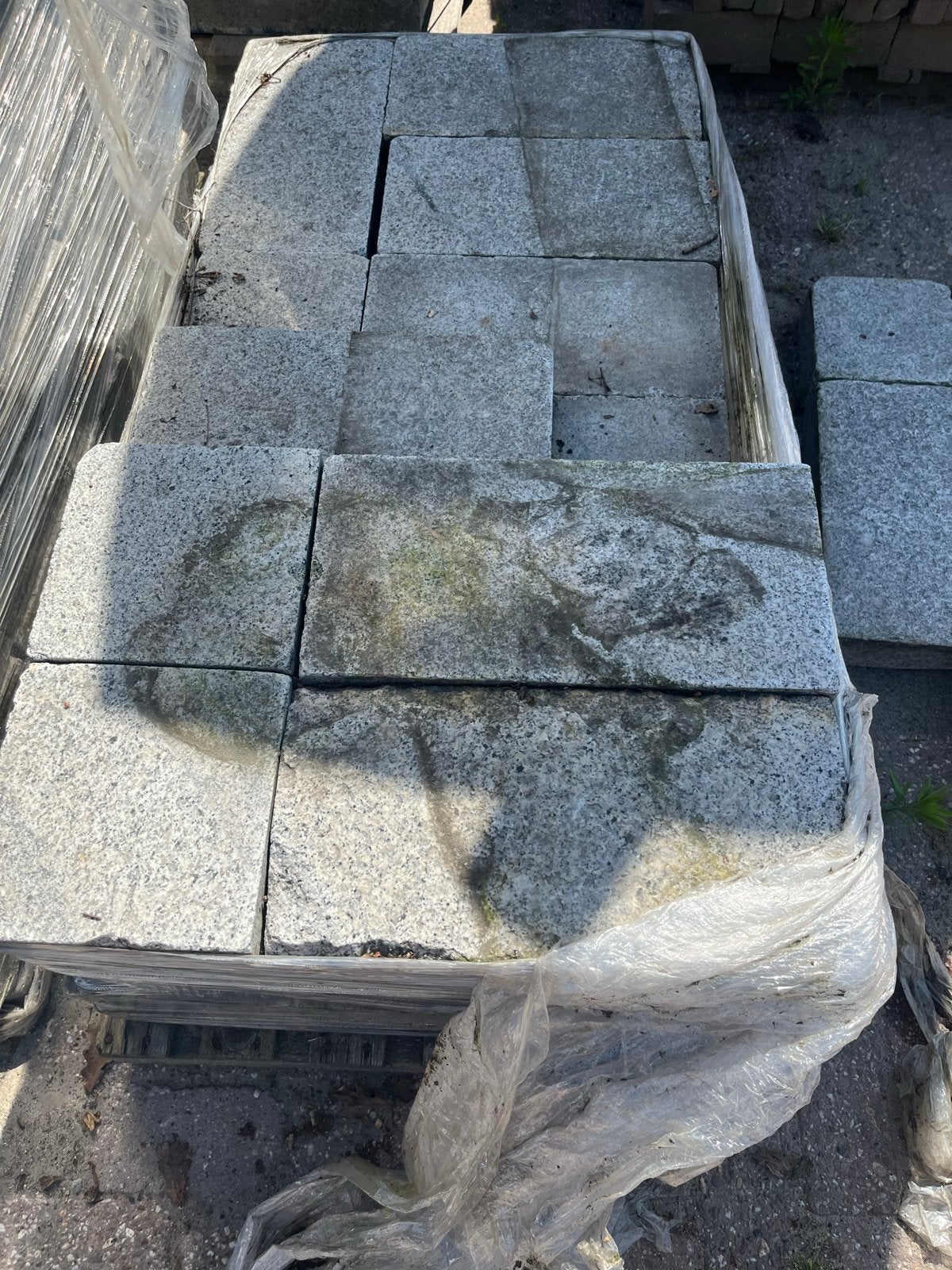 Natuursteen tegels 40x20 cm - Duurzaam en Stijlvol, Ophalen, Gebruikt, Natuursteen, Terrastegels