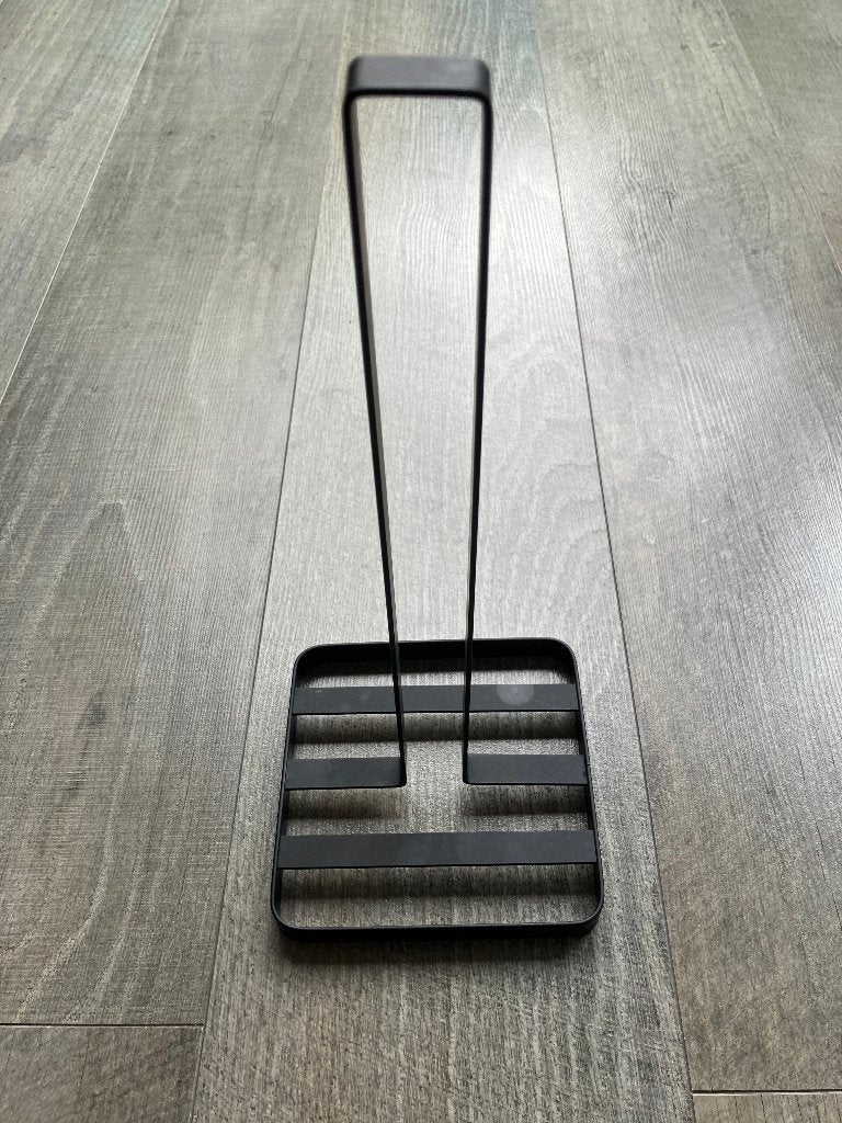 Metalen keukenrolhouder mat (13,5 x 13,5 x 32 cm), Overige typen, Ophalen of Verzenden, Zo goed als nieuw, Zwart