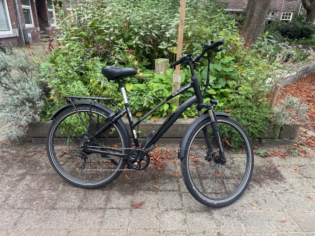 For sale: Black Colorway Electric Bike in Good Condition, Gebruikt, 51 tot 55 cm, 30 tot 50 km per accu, Ophalen