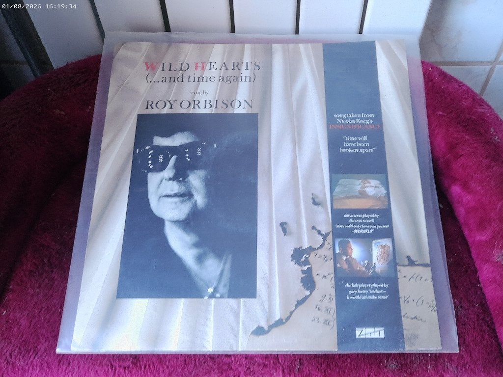 Maxi Single Roy Orbison  Wild Hearts, LP, Gebruikt, Fotohoes, Ophalen of Verzenden