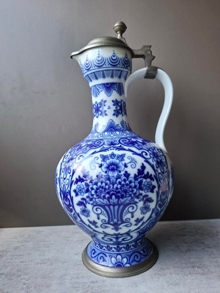 Kaiser Germany Kan Karaf - Blauw en Wit Porselein, Antiek en Kunst, Ophalen of Verzenden