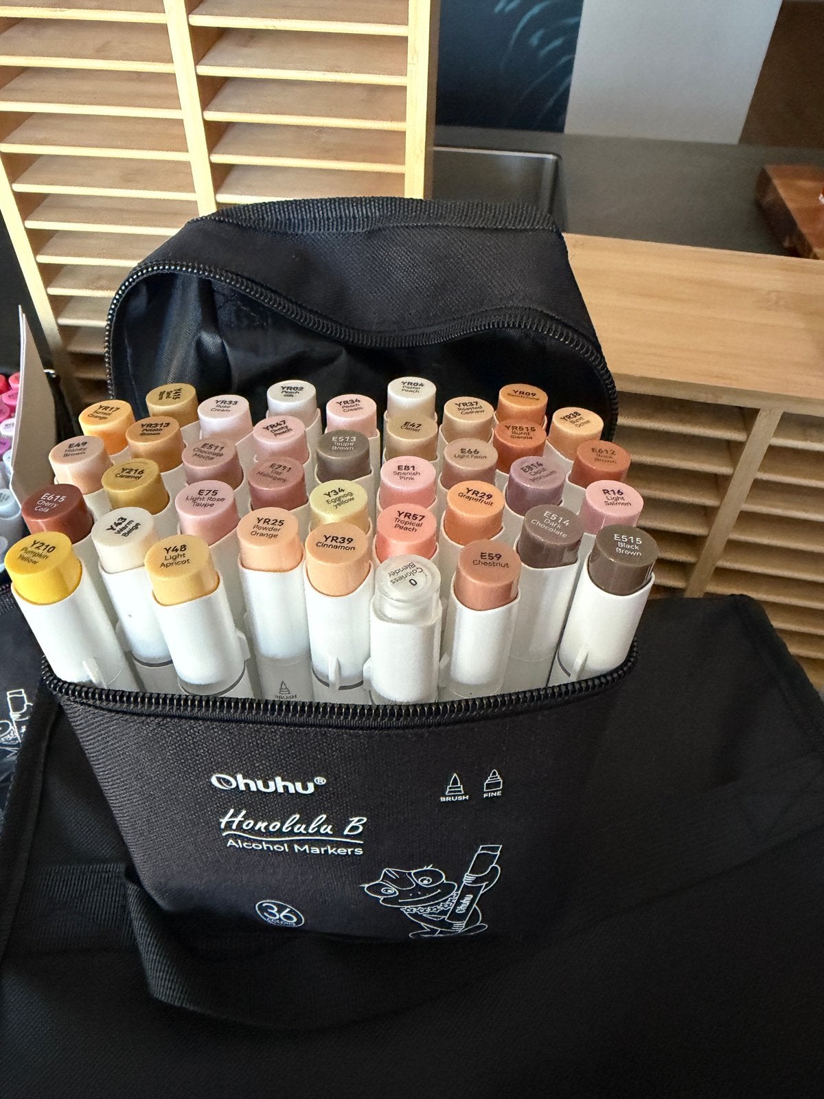 Ohuhu Honolulu B Alcohol Markers - 36 Stuks, Ophalen of Verzenden, Zo goed als nieuw, Potlood of Stift