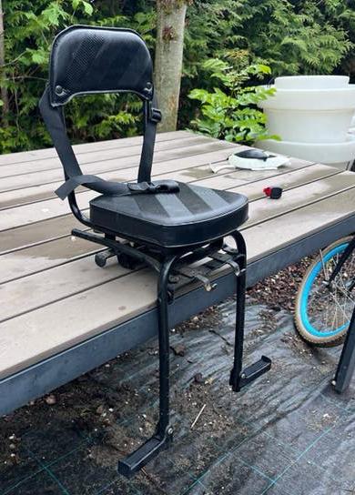 Yepp GMG 911 zwart kinderzitje vanaf 6jaar retro vintage, Fietsen en Brommers, Fietsaccessoires | Fietsstoeltjes, Achterzitje