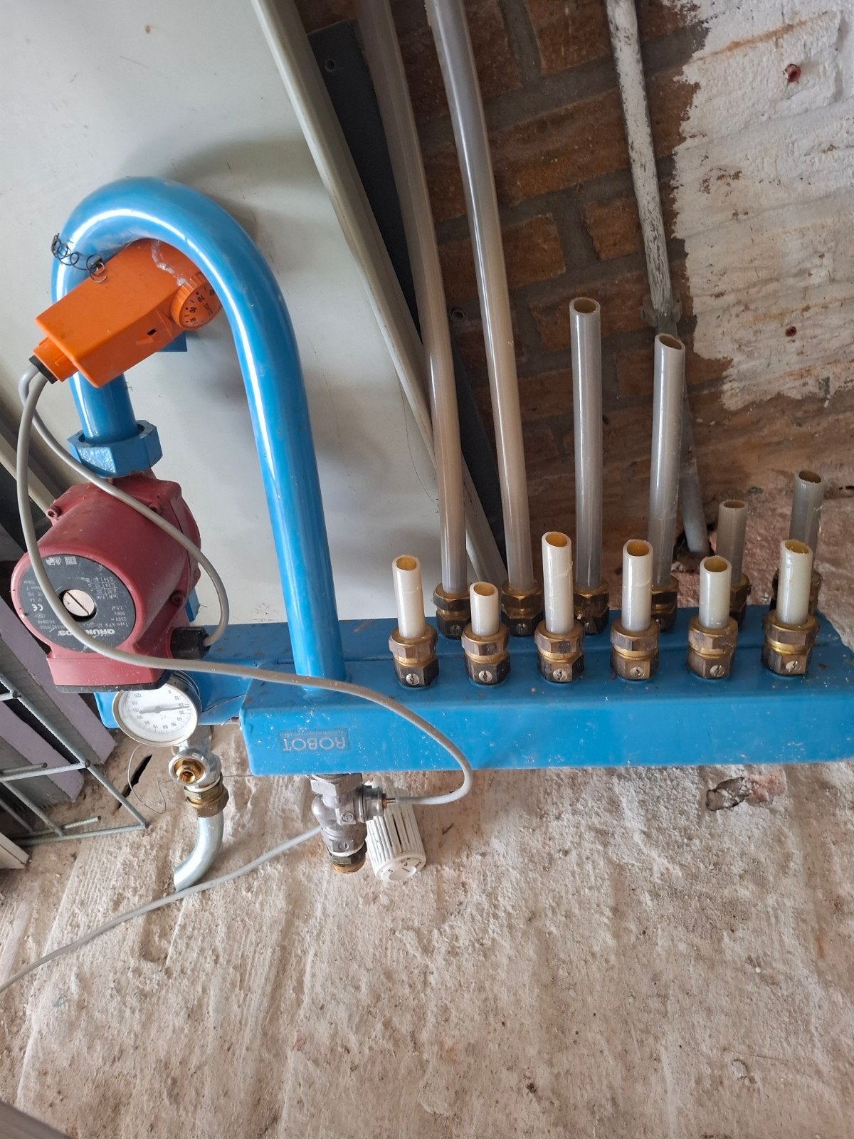 Vloerverwarming verdeler Robot Grundfos pomp, Ophalen of Verzenden