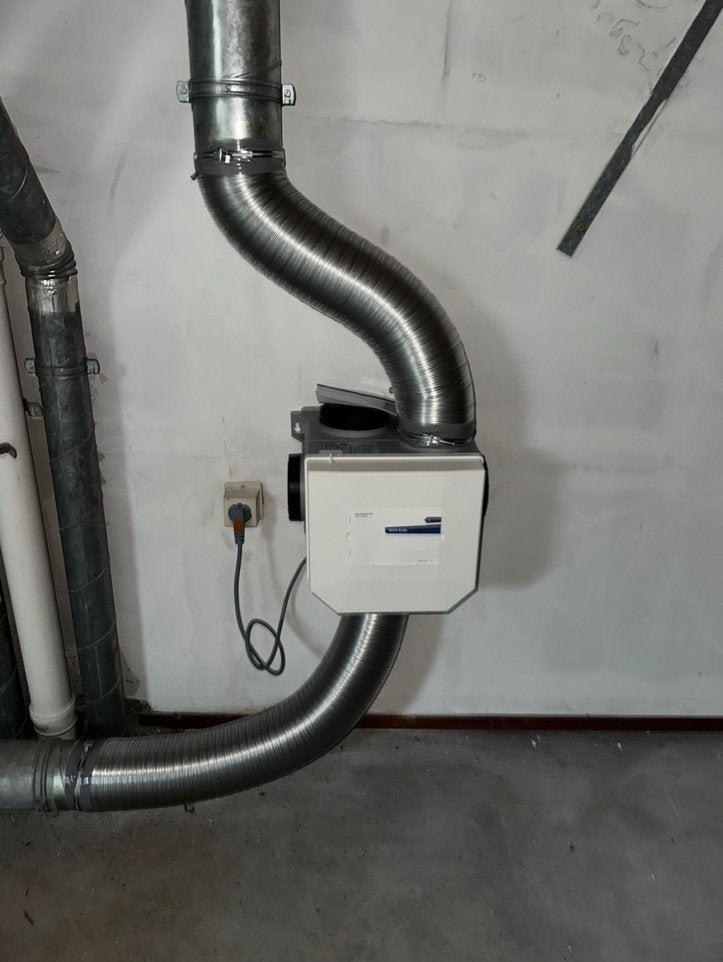 Itho Daalderop CVE-S ECO SE 325 m³/h + vochtsensor en RFT-N, Ophalen of Verzenden, Zo goed als nieuw, Ventilator en Afzuiger