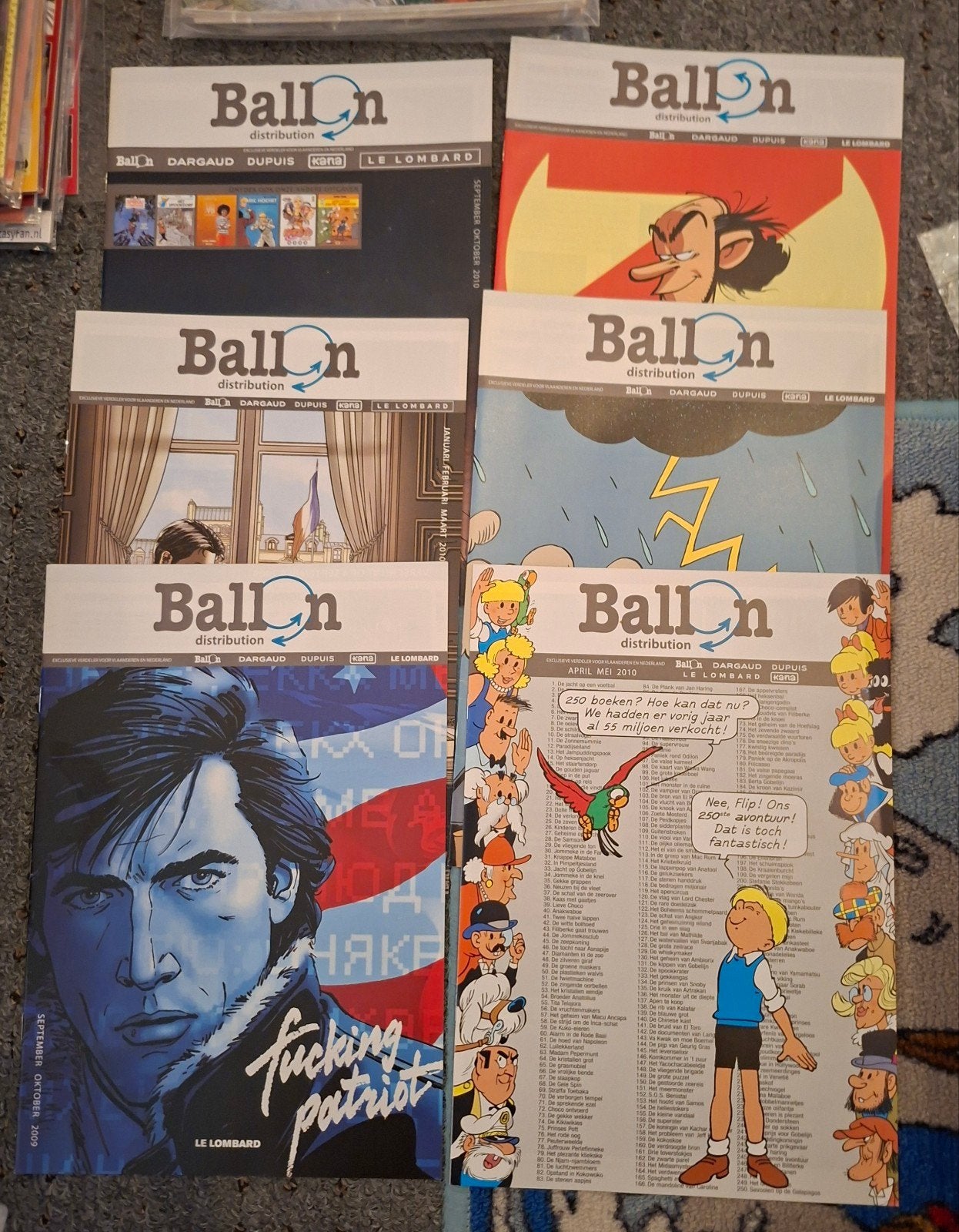 7 Reclame Tijdschriften Ballon met 5 Posters - Nieuwstaat, Meerdere stripboeken, Ophalen of Verzenden, Nieuw