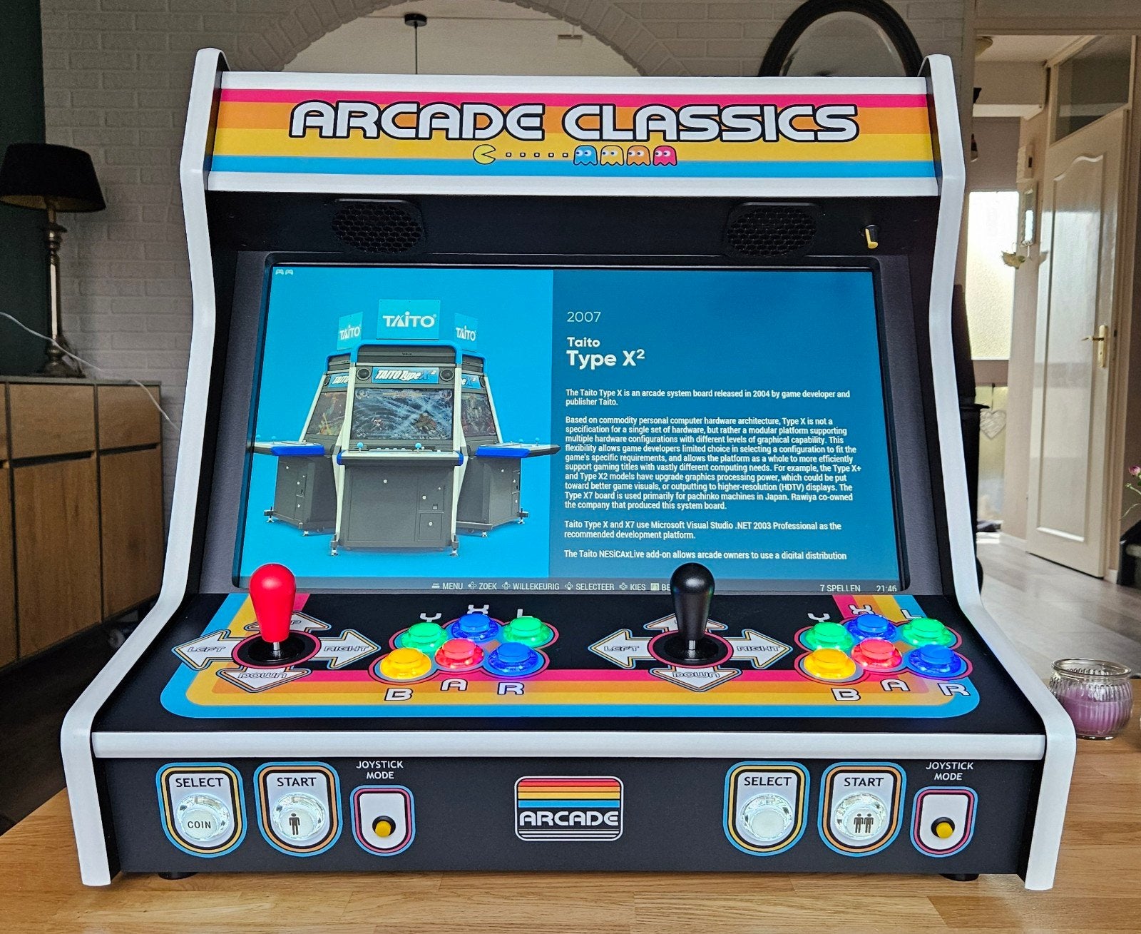 Bartop Arcade | Virtual Pinball | MAME | Retro | Flipperkast, Ophalen