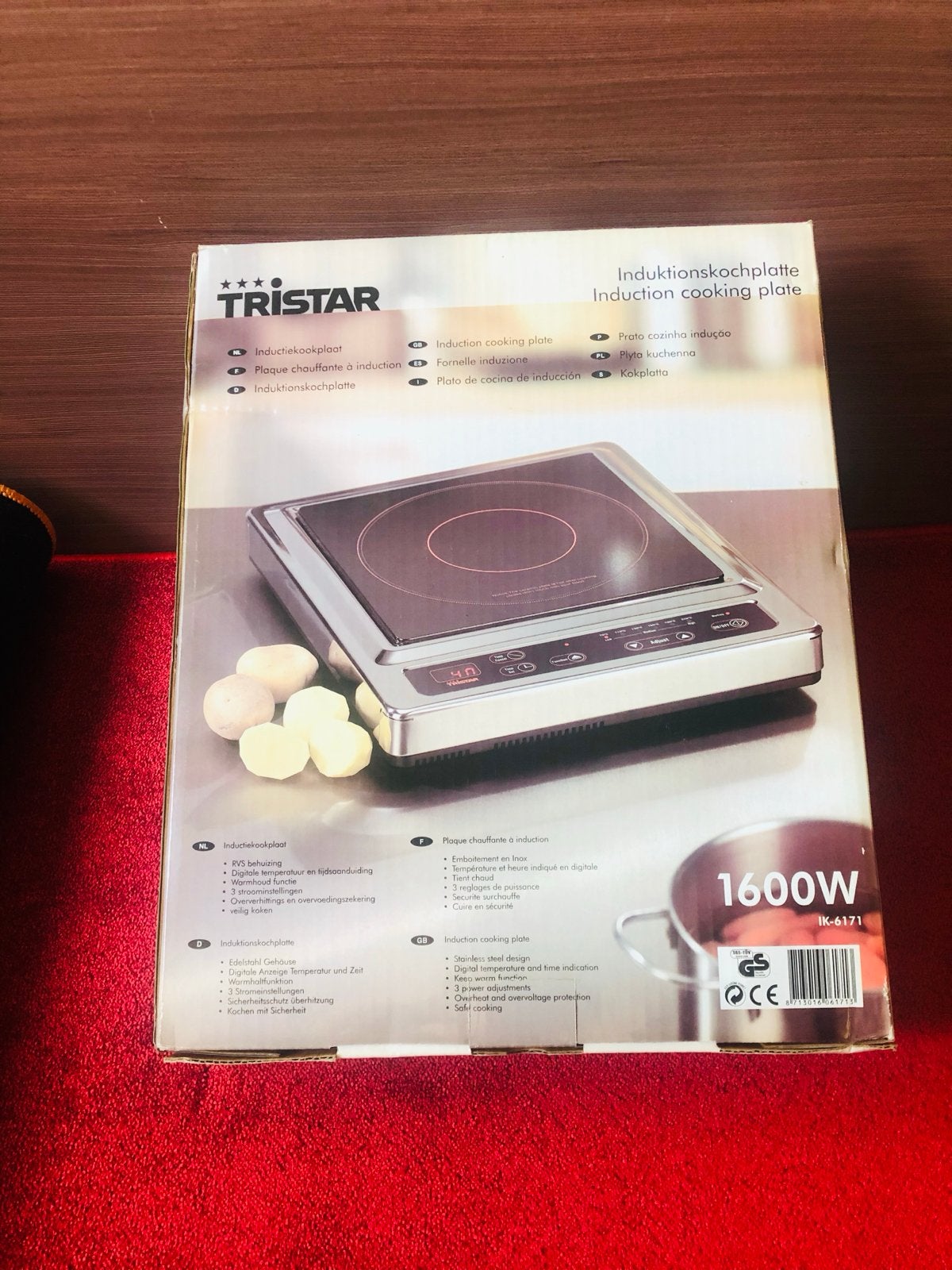 Tristar Inductiekookplaat 1600W - Nieuw in doos, Ophalen of Verzenden, Nieuw
