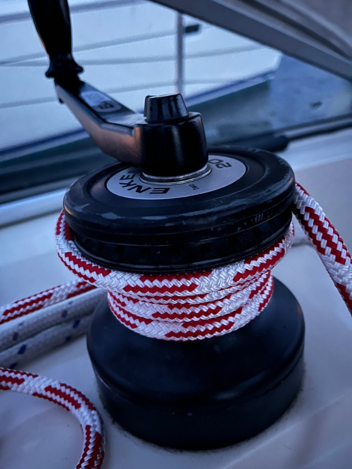 Enkes 2 double speed boot winches, Ophalen, Zo goed als nieuw
